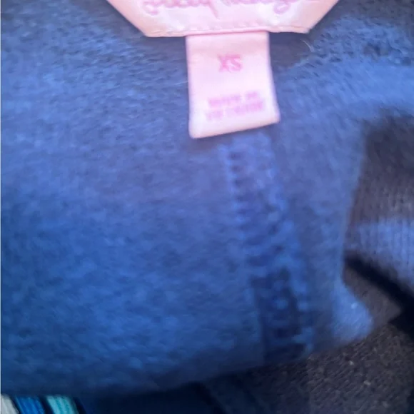 Lilly Pulitzer Navy Dress with Blue Embroidery - Picture 6 of 7